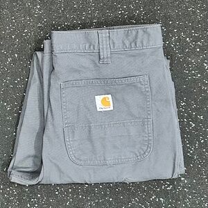Carhartt Mens Relaxed Fit Gray Pants SZ 34x34
